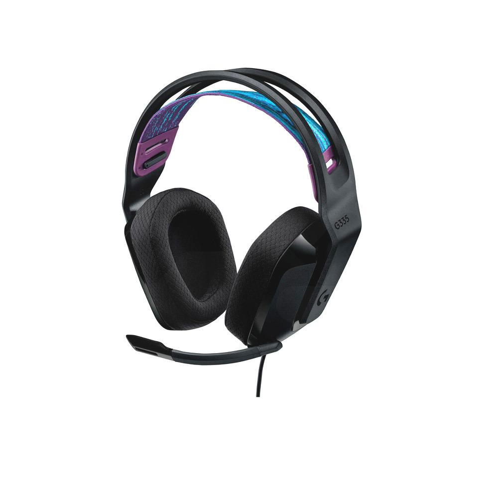 Audífonos Gamer Logitech G335, Sonido Estéreo, Conexión 3.5mm, Negro