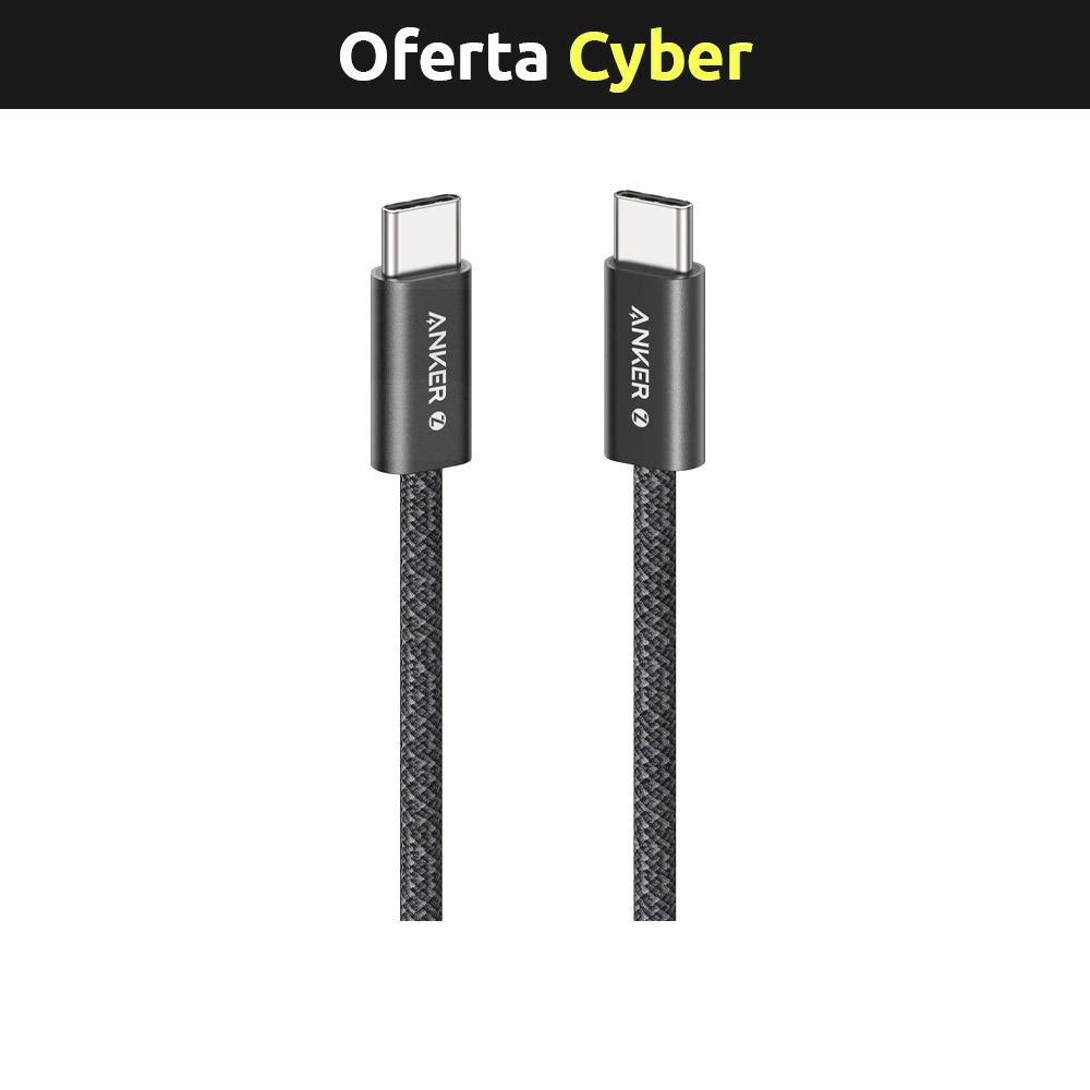 Cable USB-C a USB-C (1m, 240W) Negro Anker 