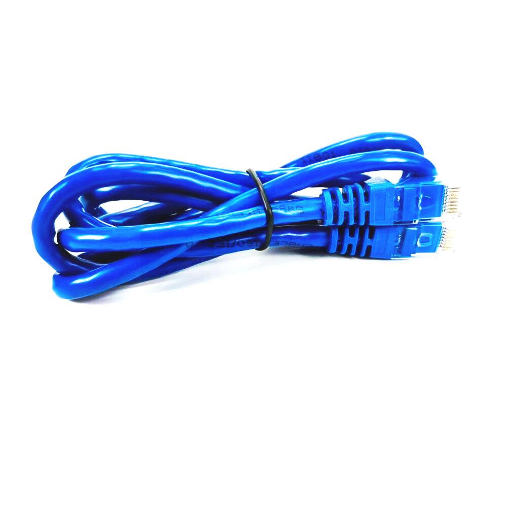 Cable UTP Cat6 + Conectores RJ45 - 2 mts azul 