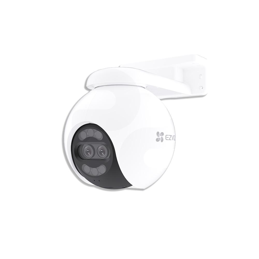 Cámara Seguridad IP 4K Exterior 360° H80x con Doble Lente 