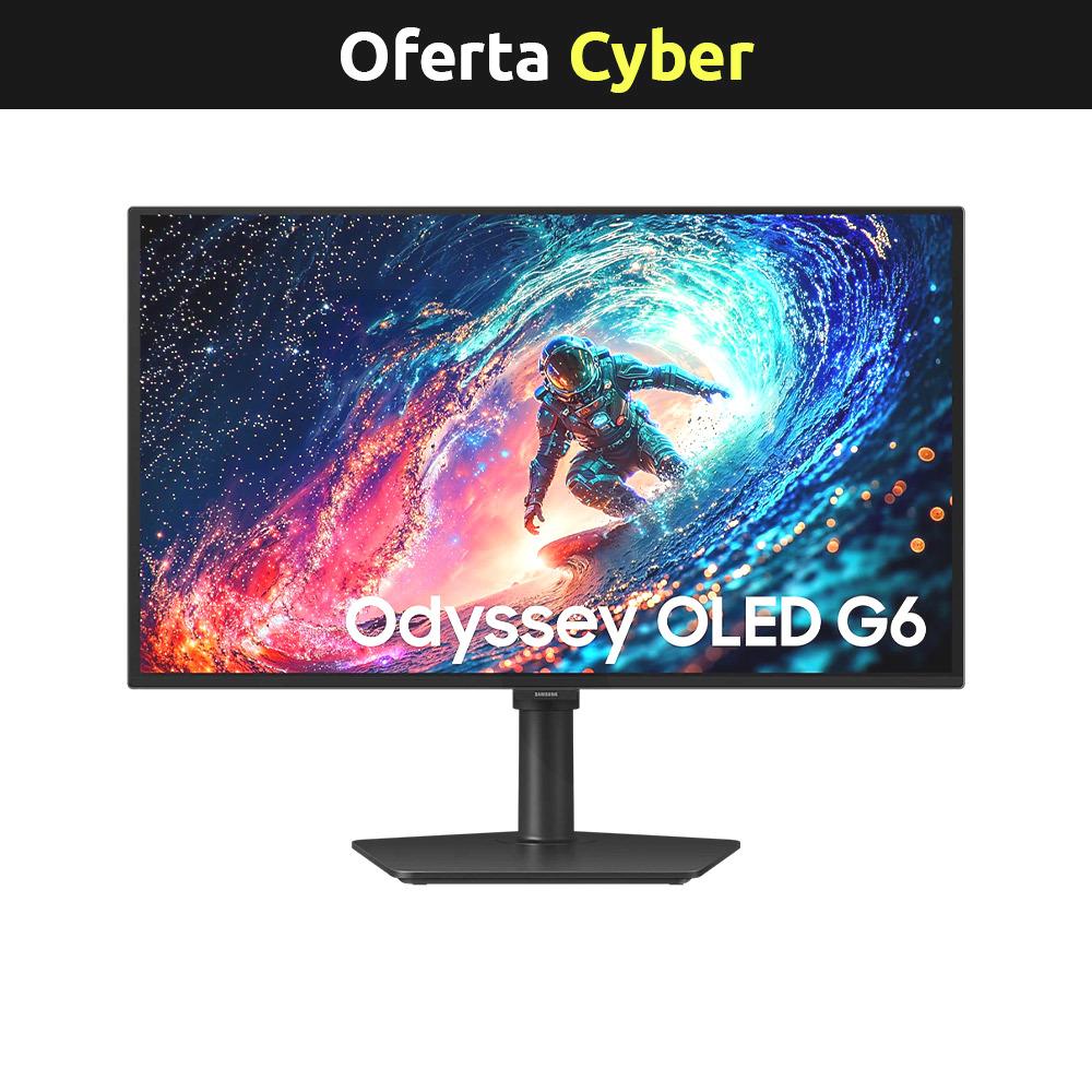 Monitor Samsung Gamer 27" Odyssey OLED G6 G61SH QHD 240Hz