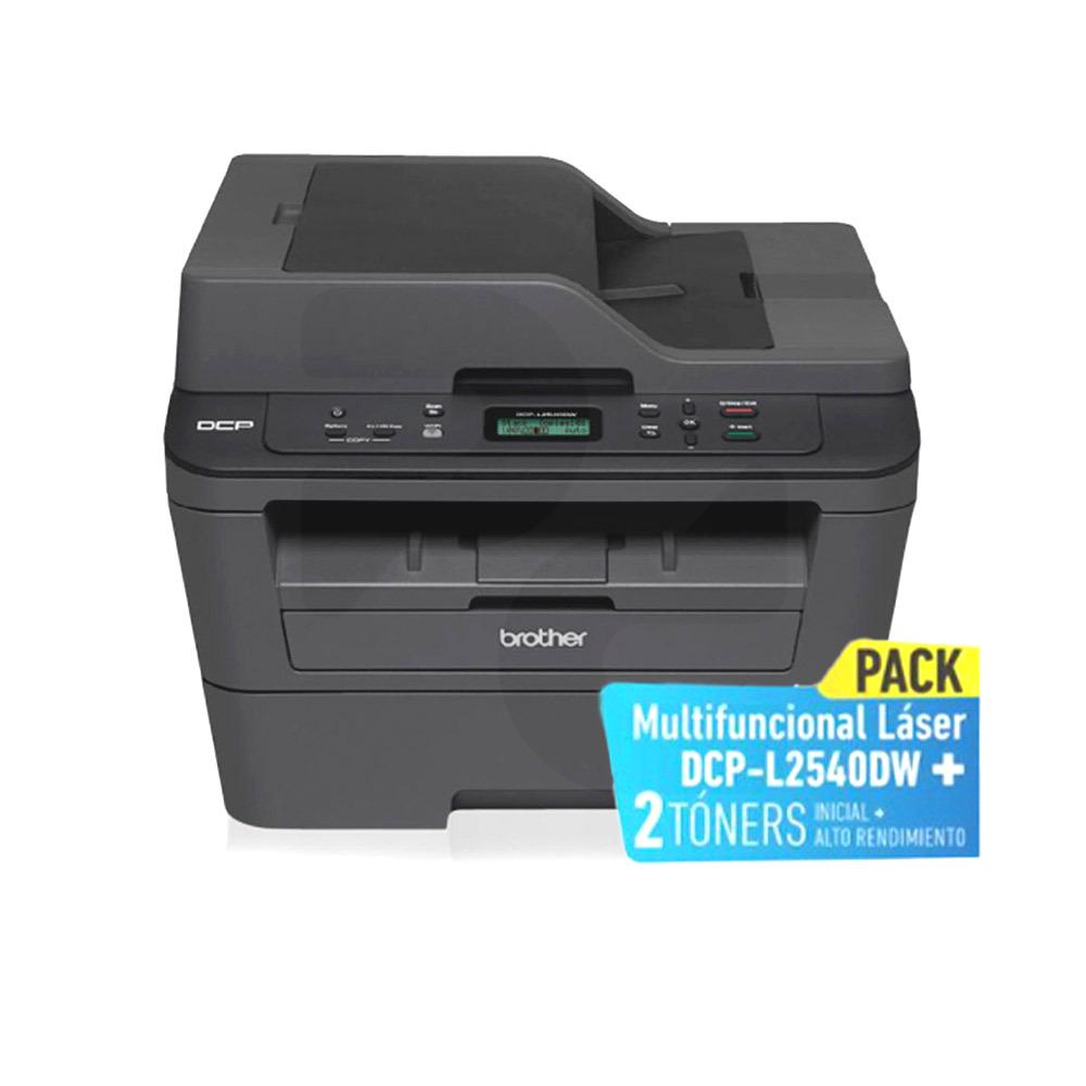 Multifuncional Láser Blanco y Negro DCP-L2540DW WiFi-Direct / Ethernet / Dúplex / ADF + TONER ADICIONAL TN-2370