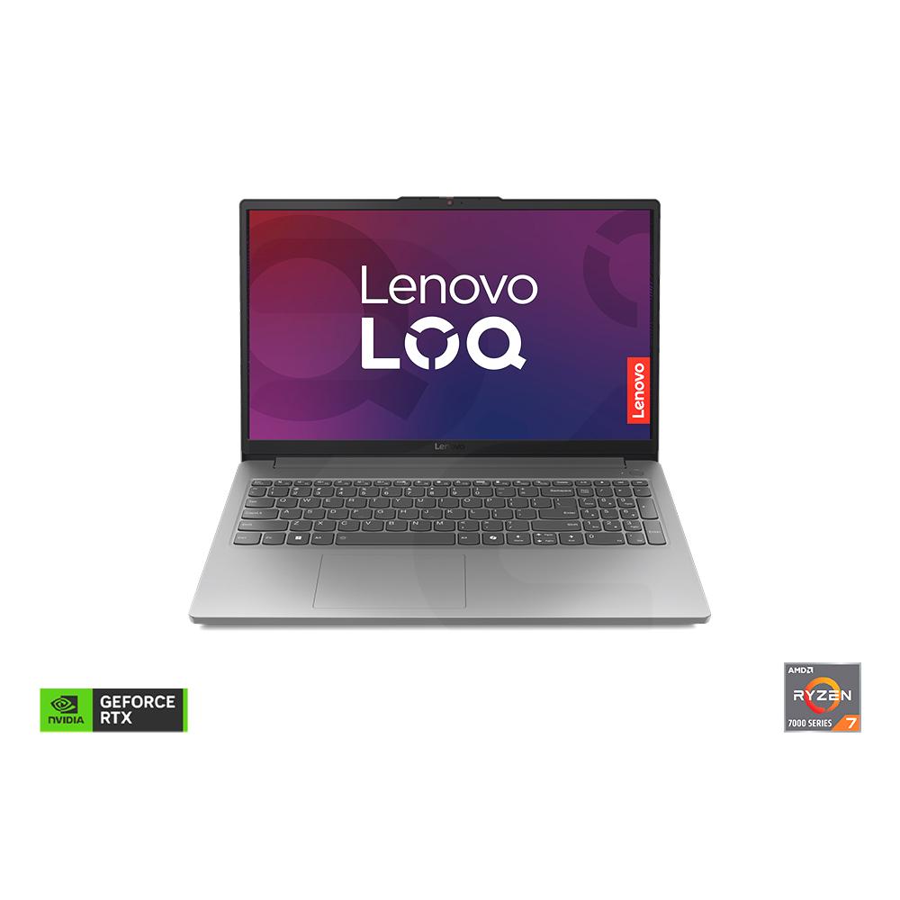 Notebook Gamer LOQe Gen 10 Ryzen 7-7735HS NVIDIA RTX 4050 15.6" FHD 144Hz 16GB RAM 512GB Windows 11 Home Luna Grey  83S00001CL