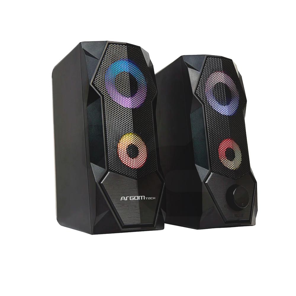 Parlante LED Multimedia Combat SP68 Estéreo 2.0
