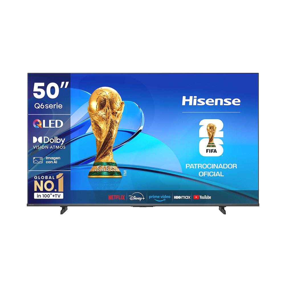Smart Tv 50" QLED 4K UHD 50Q6QV Hisense 