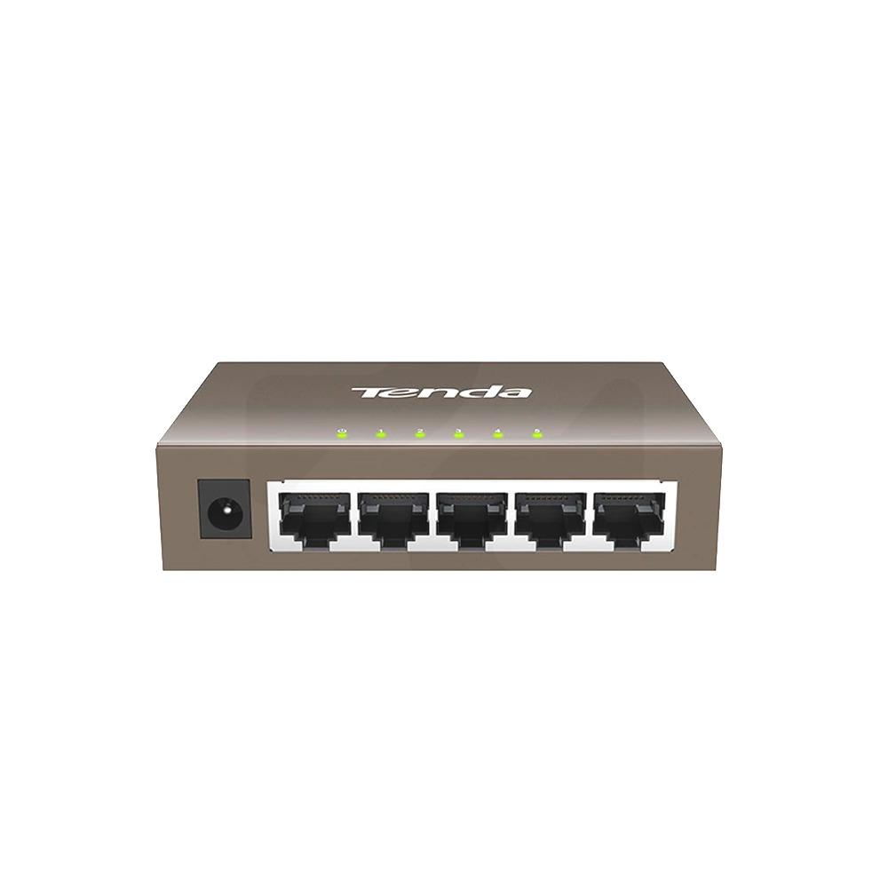 Switch Metálico de Escritorio 5 Puertos Gigabit TEG1005D